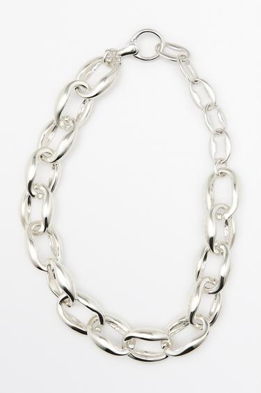 Zara Chunky chain necklace - Silver