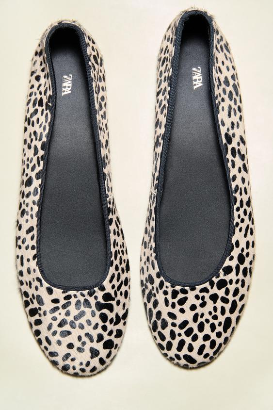 SAPATILHA DE COURO COM PELO COM ESTAMPA ANIMAL PRINT Multicolor