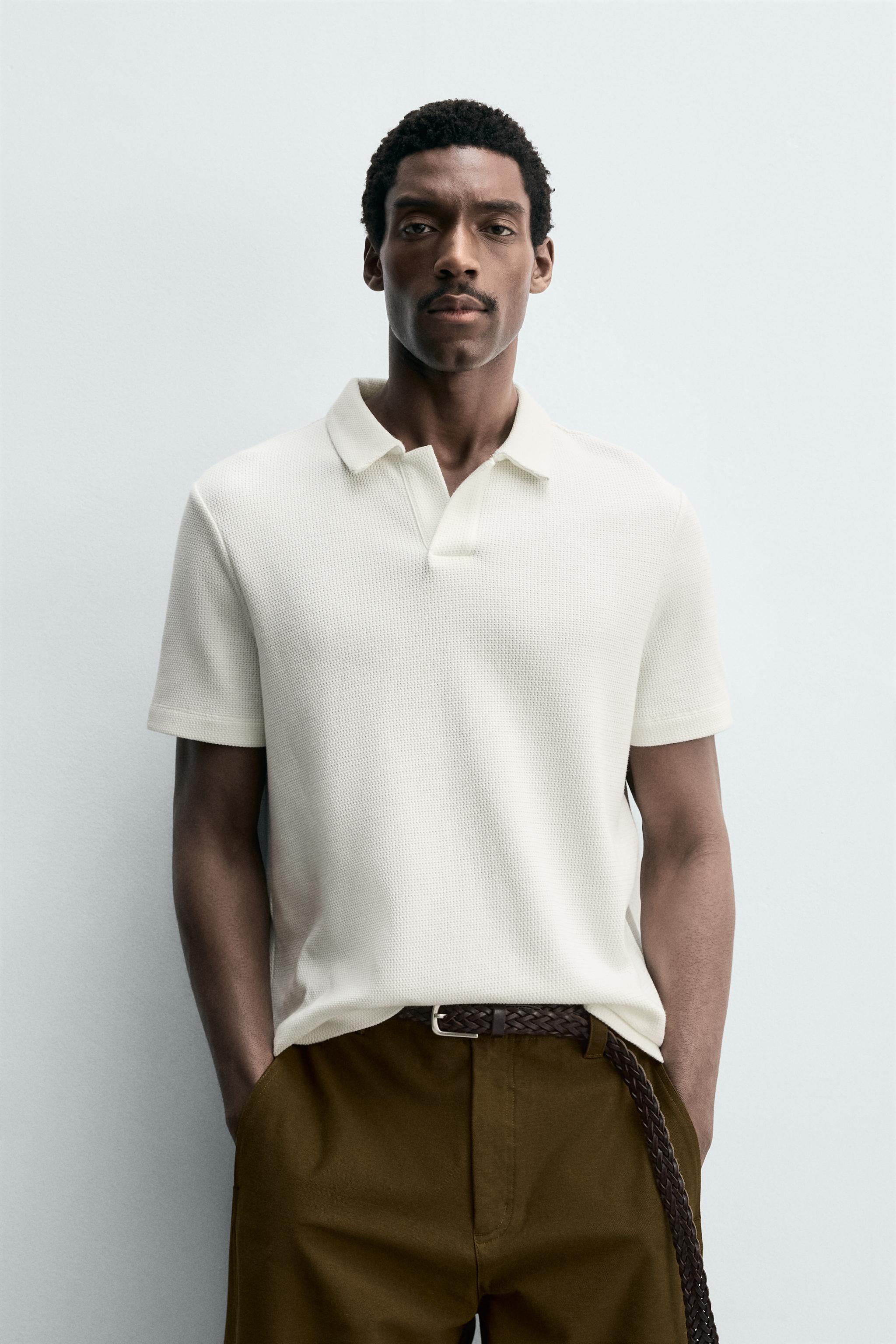 POLO REGULAR FIT STRUCTURÉ