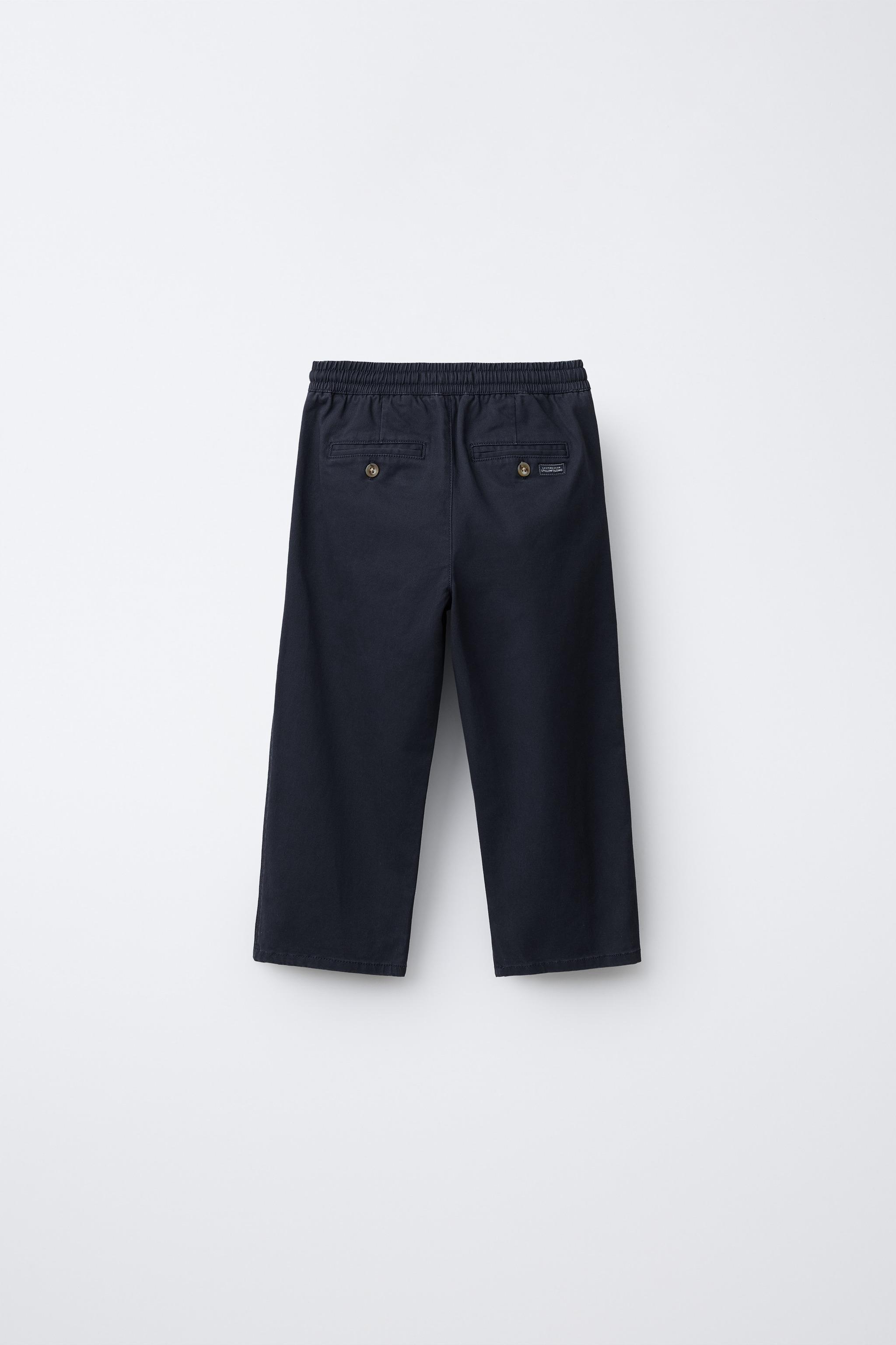 BASIC CHINO PANTS - Dark navy | ZARA United States