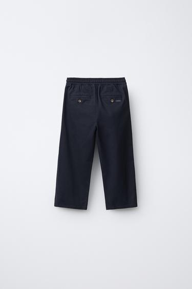 PANTALON CHINO BASIQUE - Bleu marine foncé de Zara - Image 1