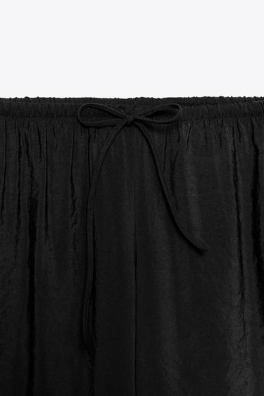 PANTALON FLUIDE - Noir de Zara - Image 5