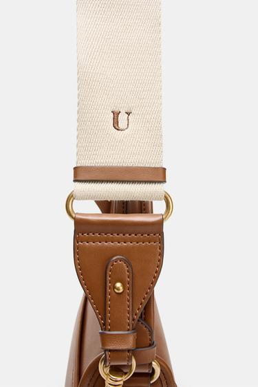 CROSSBODY BAG WITH CLASP DETAIL - Dark tan by Zara - Image 9