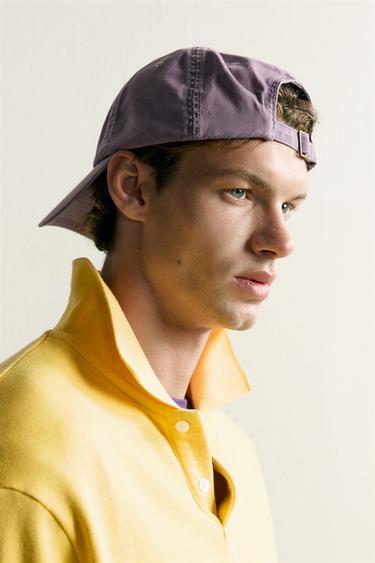 GORRA ALGODÓN LAVADO - Malva de Zara - Imagen 0