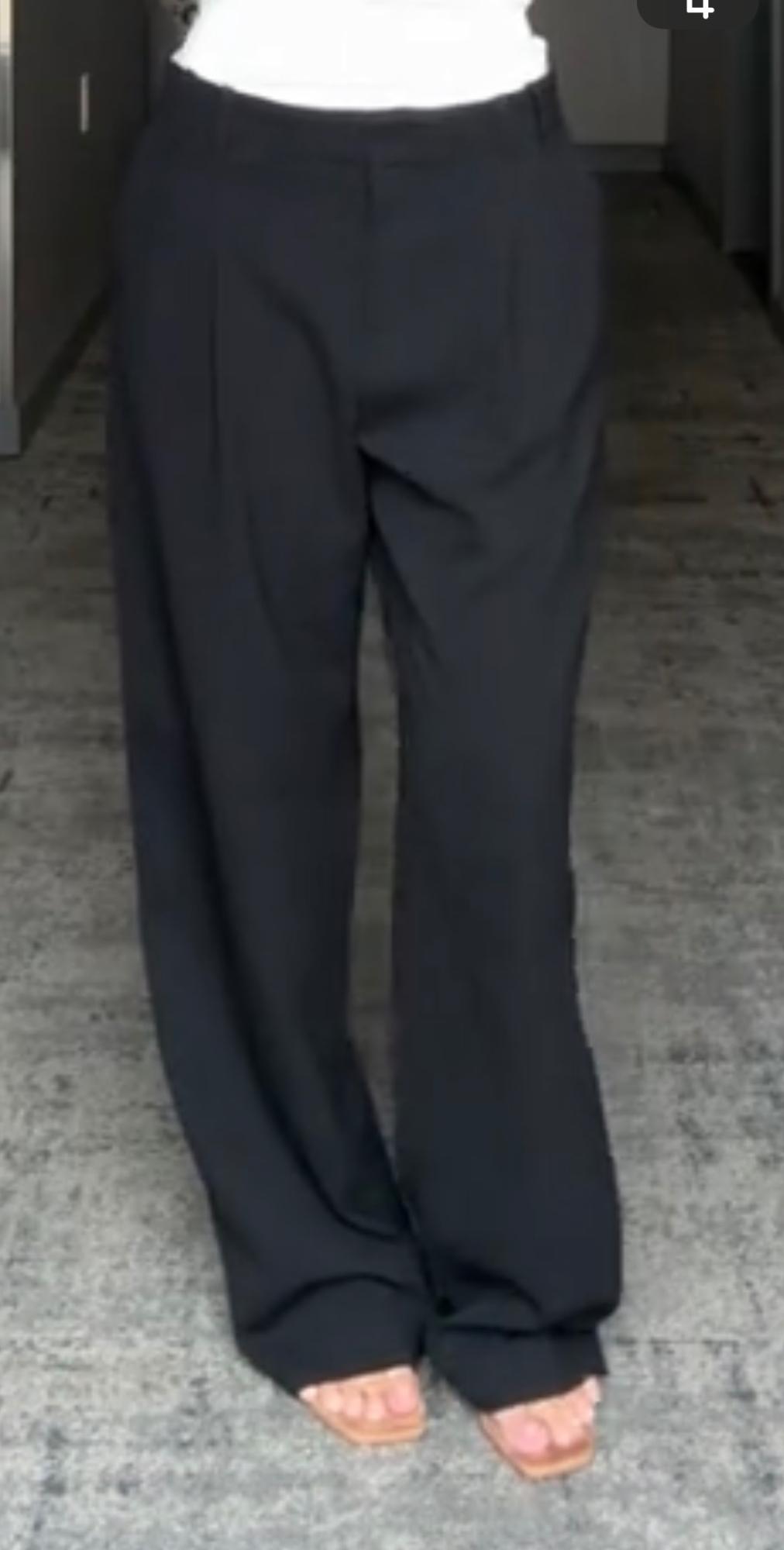 LOOSE-FITTING DARTED TROUSERS - Image 4