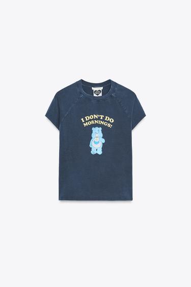 CARE BEARS™ FADED-EFFECT T-SHIRT - Blue by Zara