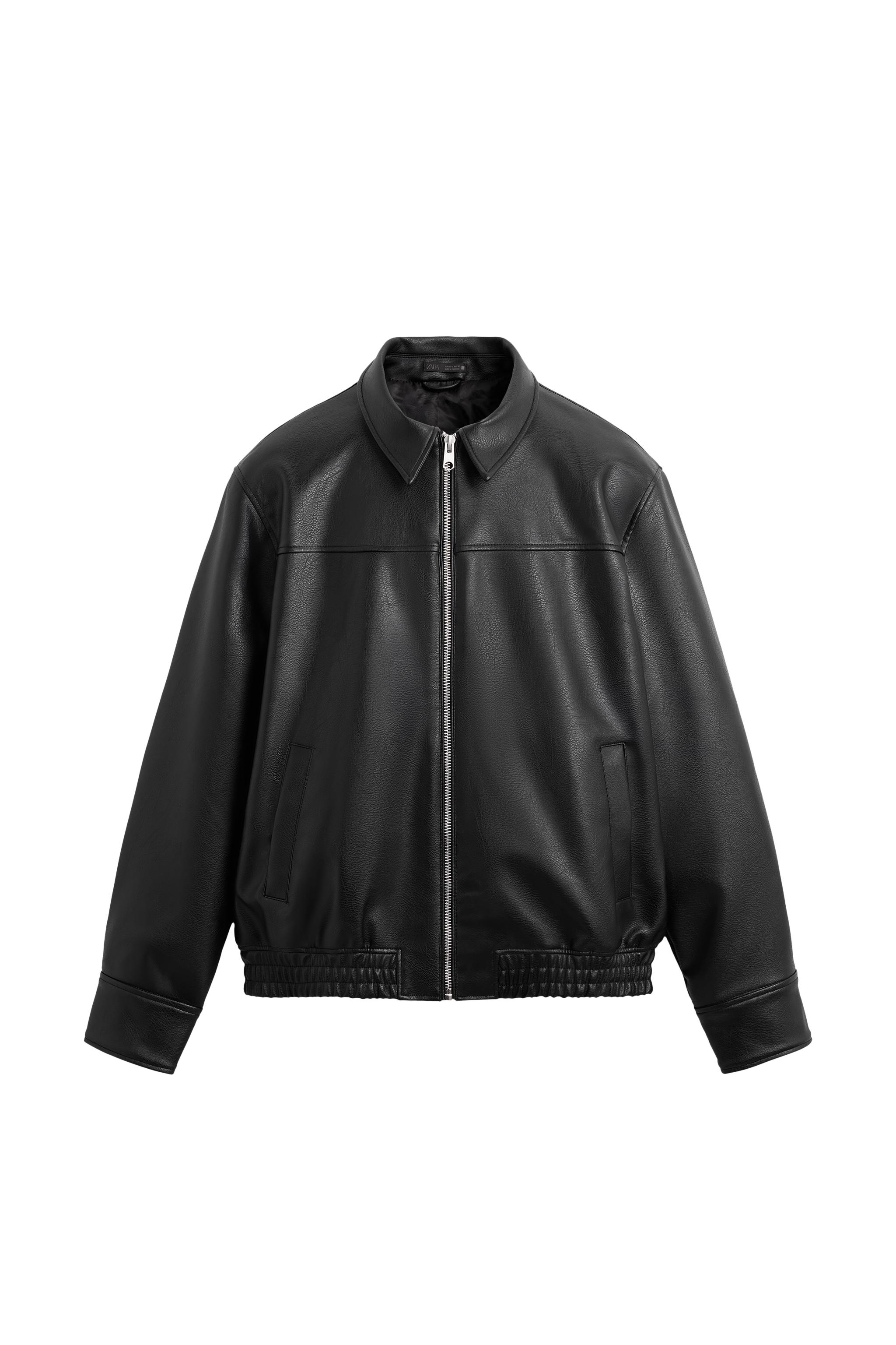 Men's Faux Leather Jackets | ZARA United States