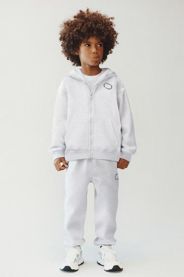 BASIC TEXT JOGGERS - Grey marl by Zara