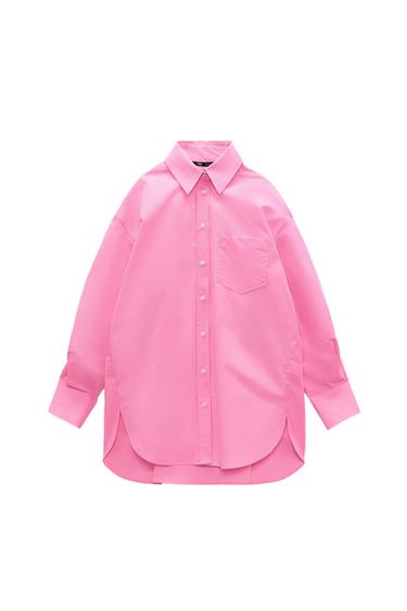 OVERSIZED POPLIN SHIRT