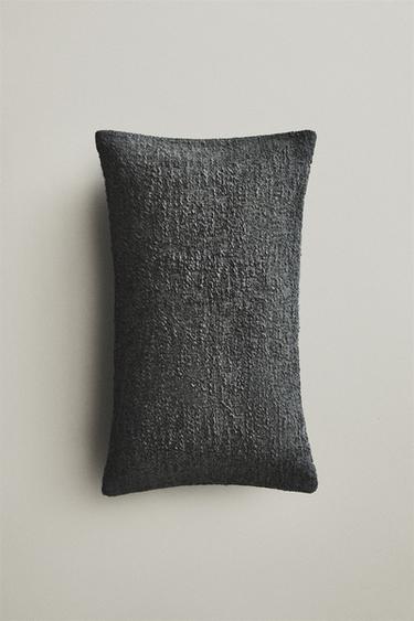 TERRY CUSHION COVER - Blue / Grey by Zara