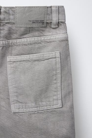 TWILL SKATER BERMUDA SHORTS - Blue by Zara - Image 3