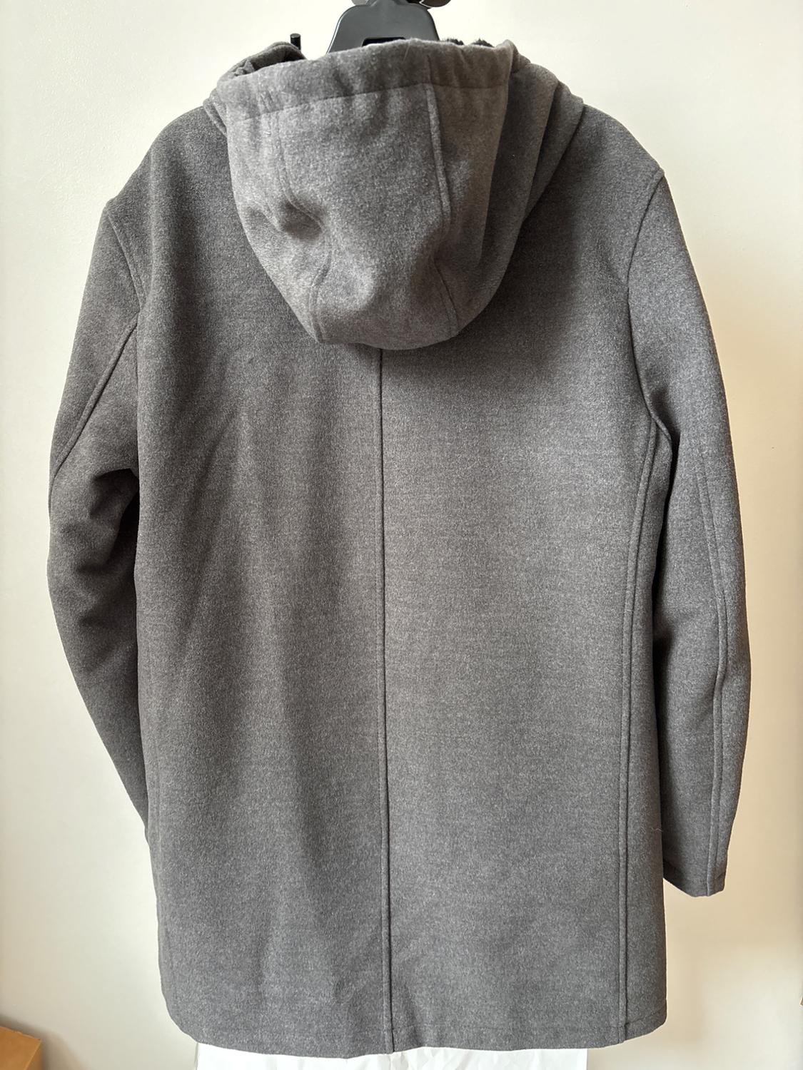 FAUX FUR LINED HOODED COAT - Image 5