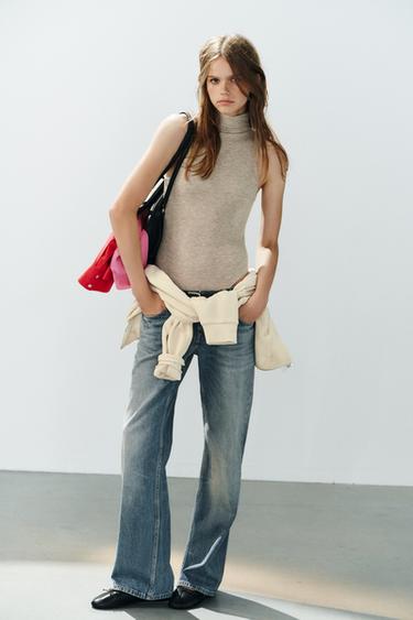 SOFT BODYSUIT - Beige marl by Zara