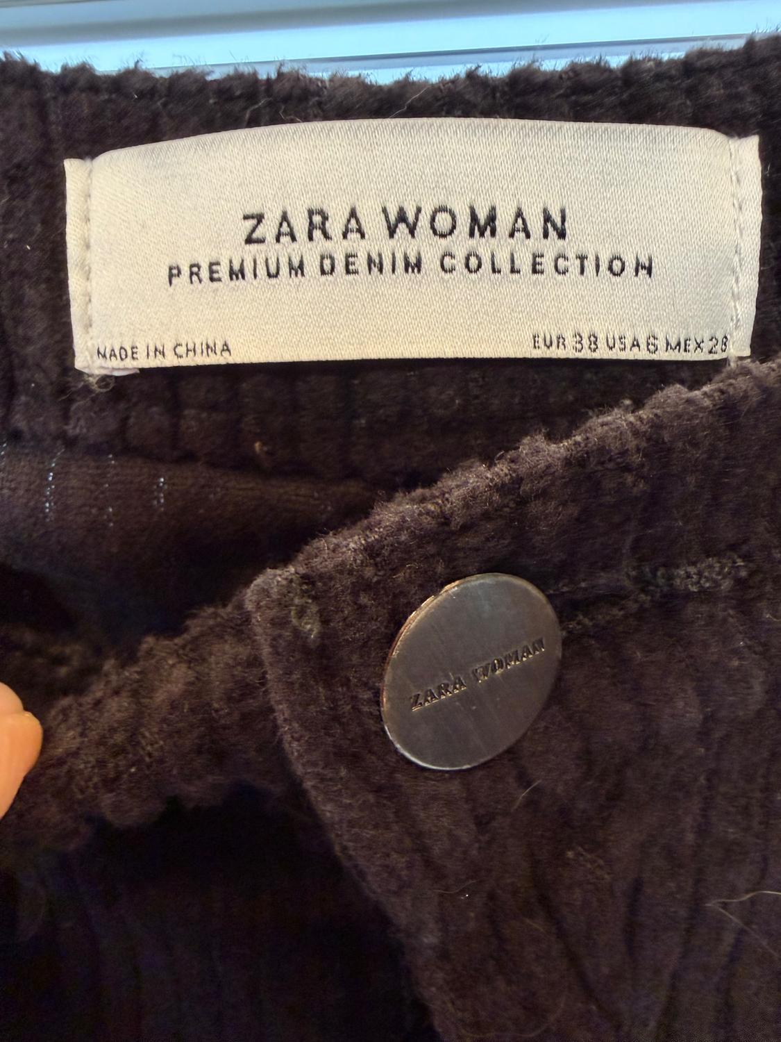 ZARA PANTALONE NERO VELLUTO - Image 3