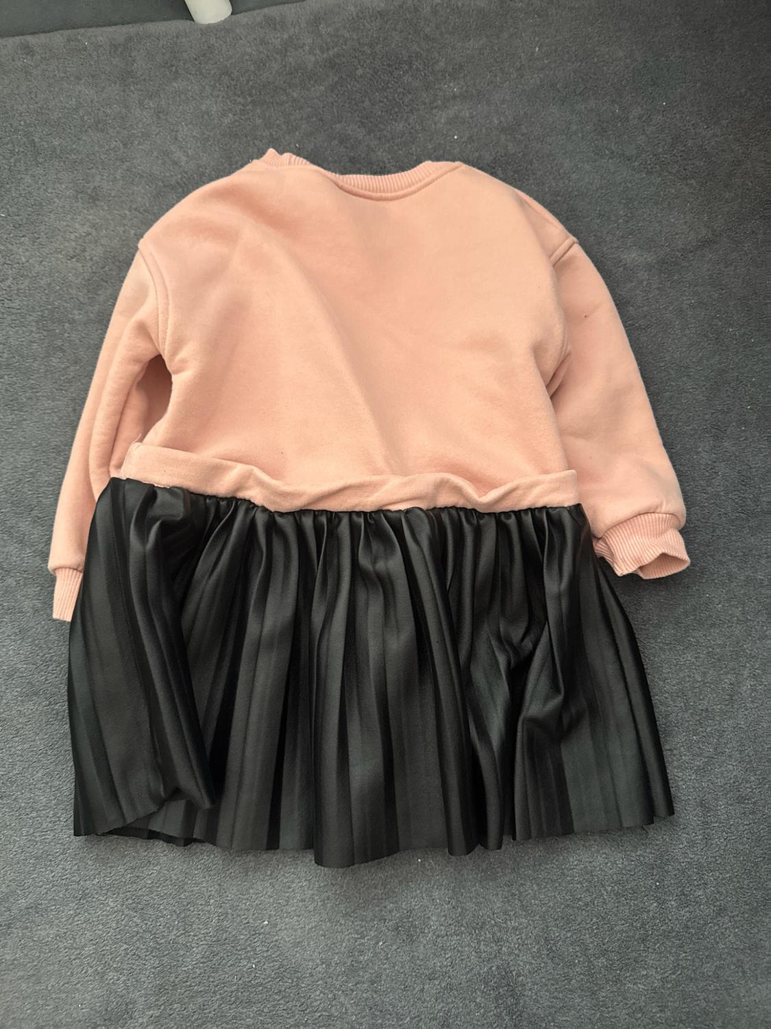 CONTRASTING KNOTTED DRESS - Image 2