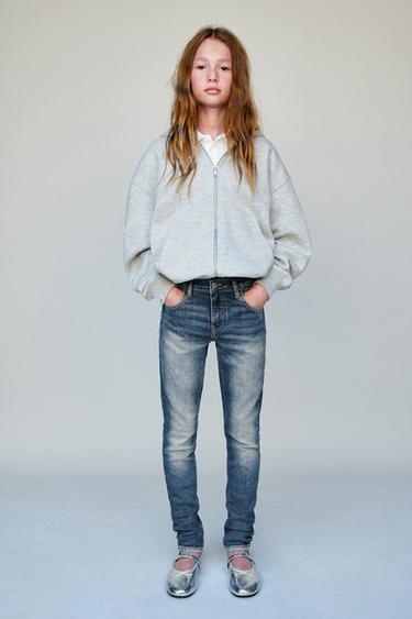 BASIC SKINNY JEANS - Blue by Zara