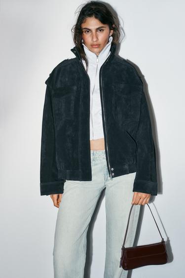 BORSA A SPALLA CON PATTA - Rosso bordeaux di Zara