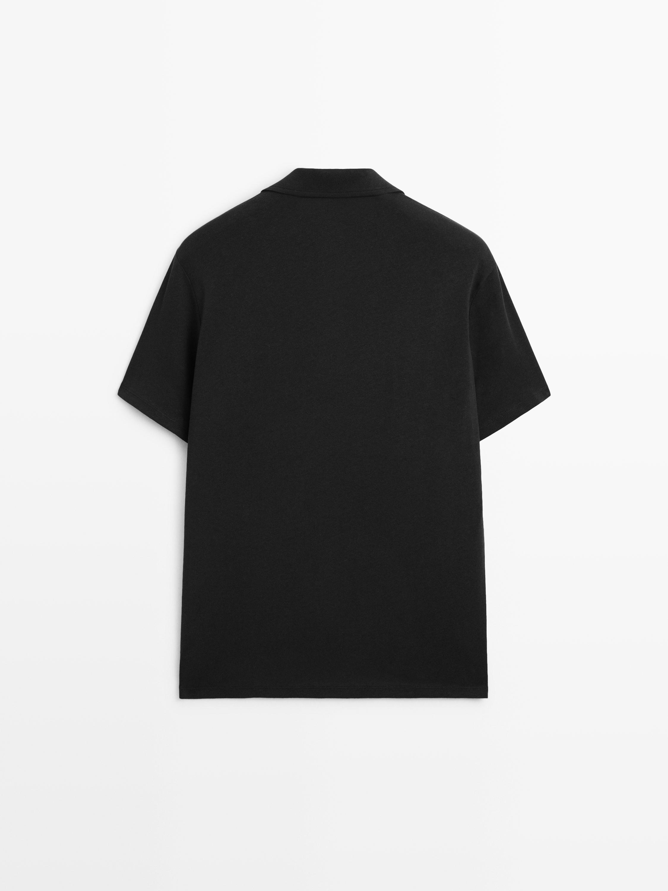 Linen and cotton short sleeve shirt