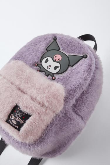 KUROMI © SANRIO SHEEPSKIN BACKPACK - Pink by Zara - Image 2