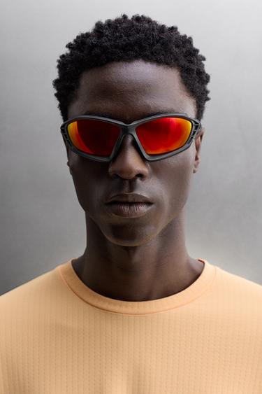 LONG SLEEVE RUNNING T-SHIRT - Orange by Zara