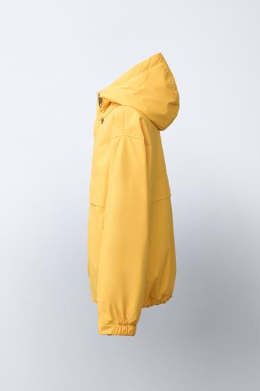WATER-RESISTANT AND WINDPROOF JACKET - Yellow by Zara - Image 2