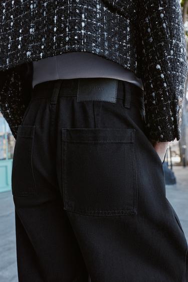 JEAN Z1975 BALLOON FIT TAILLE NORMALE - Noir de Zara - Image 6