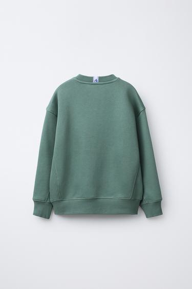SWEAT DE JOGGING AVEC INSCRIPTION - Vert d'eau de Zara - Image 1