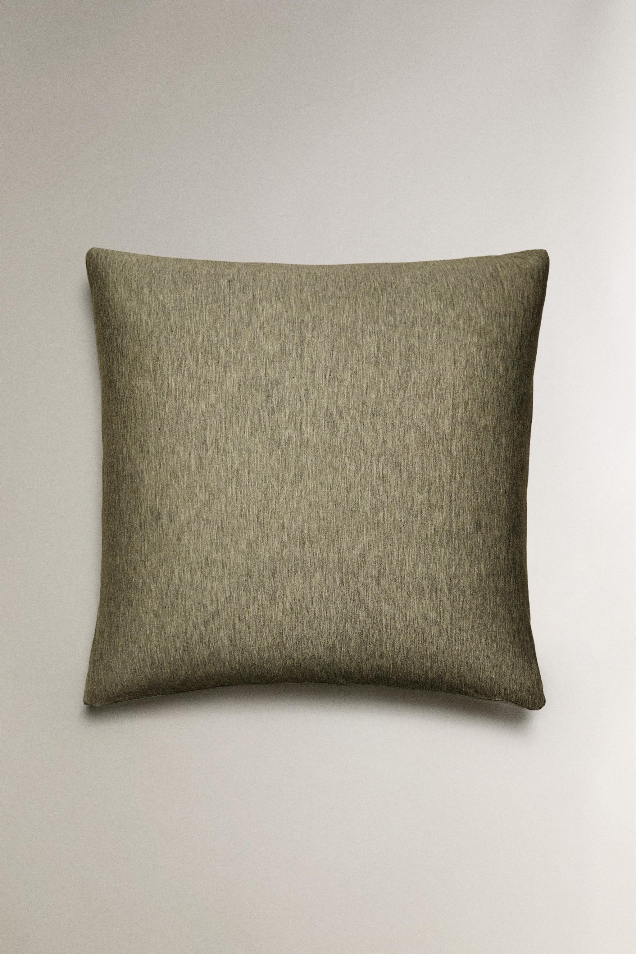 ピローケース セーター モダール (140GxM²) - グリーン | ZARA Japan