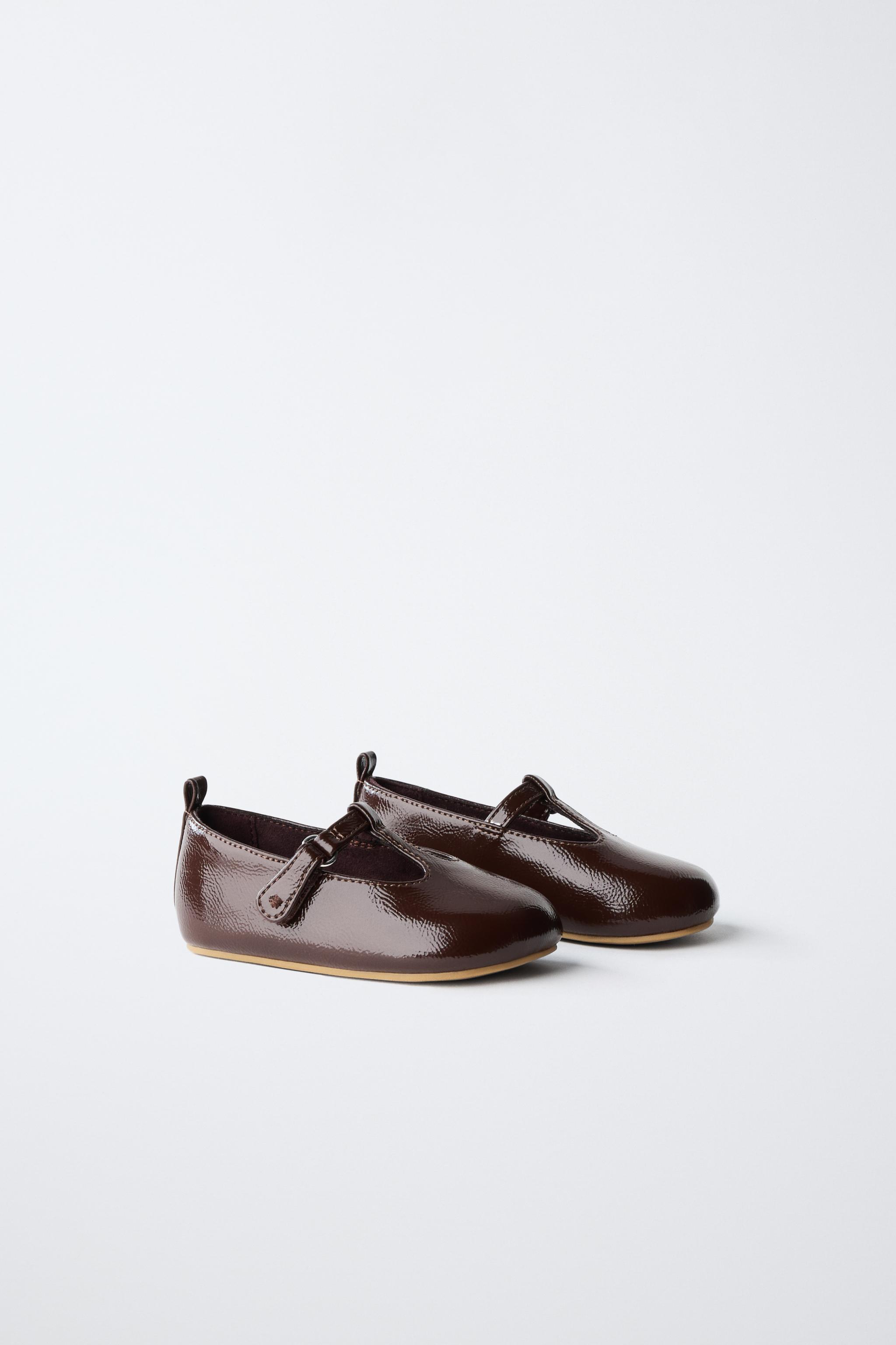 BAREFOOT PATENT BALLET FLATS