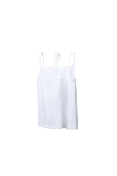 PACK DOS CAMISETAS TIRANTES - Blanco de Zara