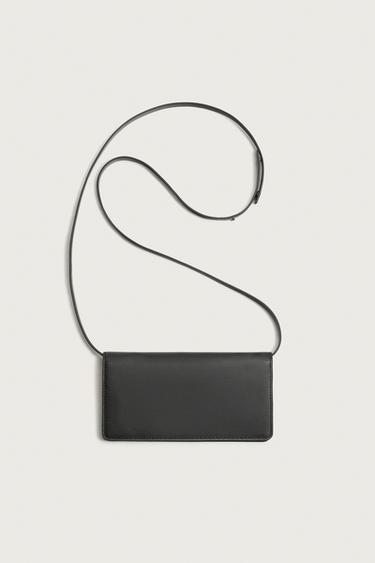 XL LEATHER WALLET - Black by Zara