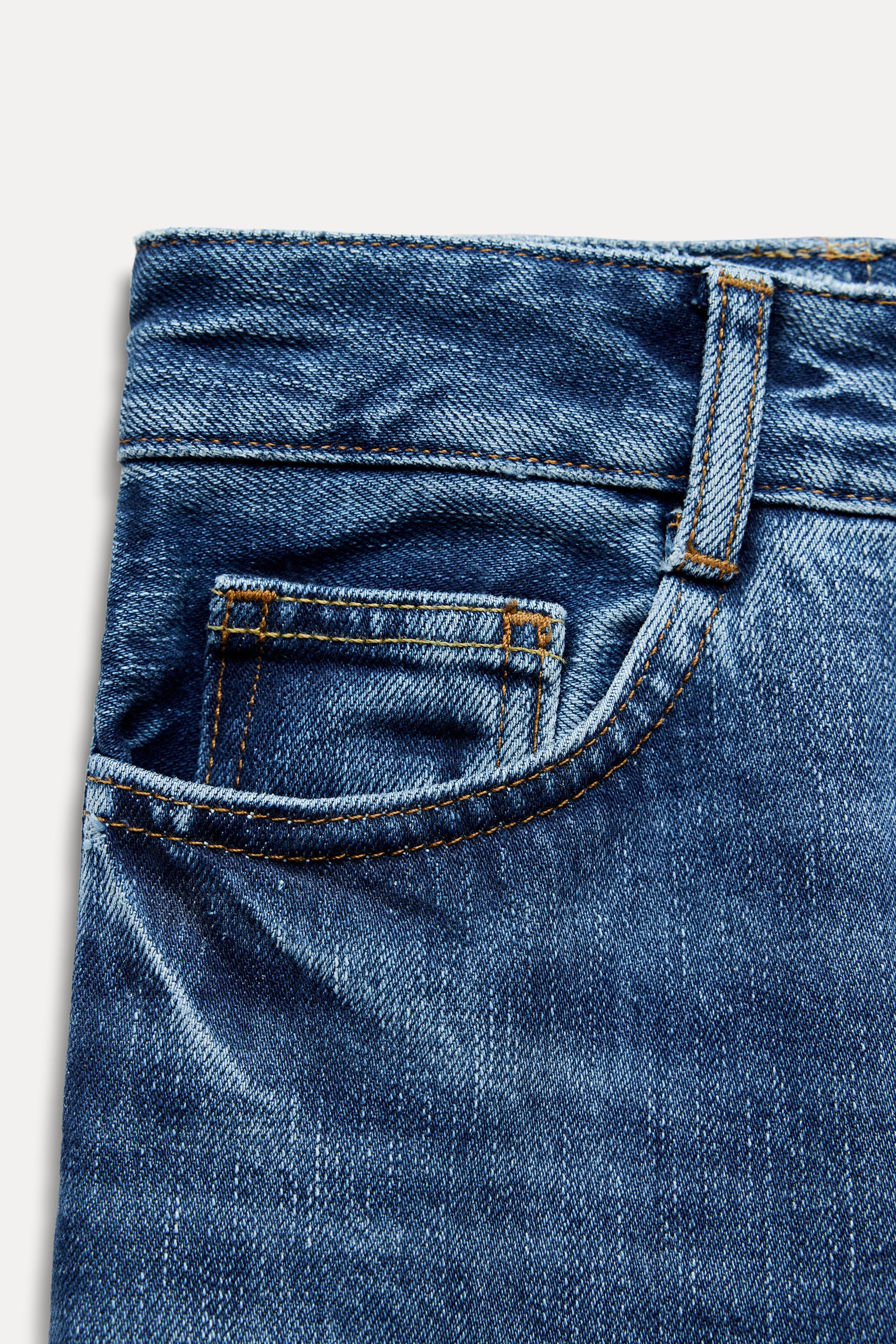 MID-RISE Z1975 WIDE LEG LOOSE SELVEDGE JEANS - Mid-blue MID-RISE Z1975 WIDE LEG LOOSE SELVEDGE JEANS - Mid-blue