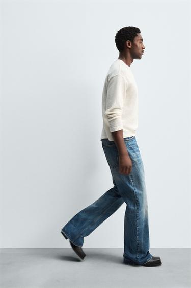 JEAN COUPE ÉVASÉE LARGE - Bleu moyen de Zara - Image 5