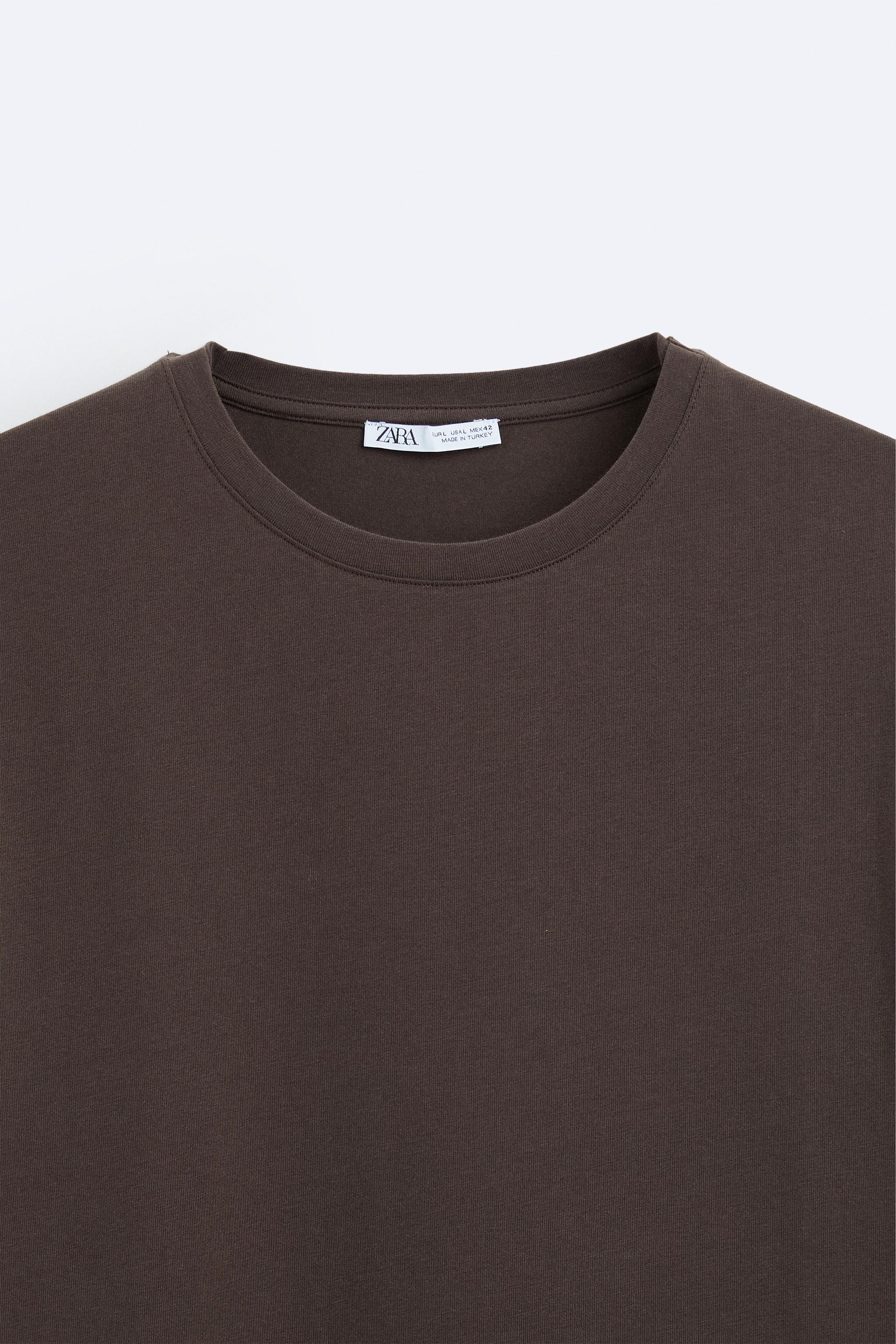 Zara super slim t hot sale shirt