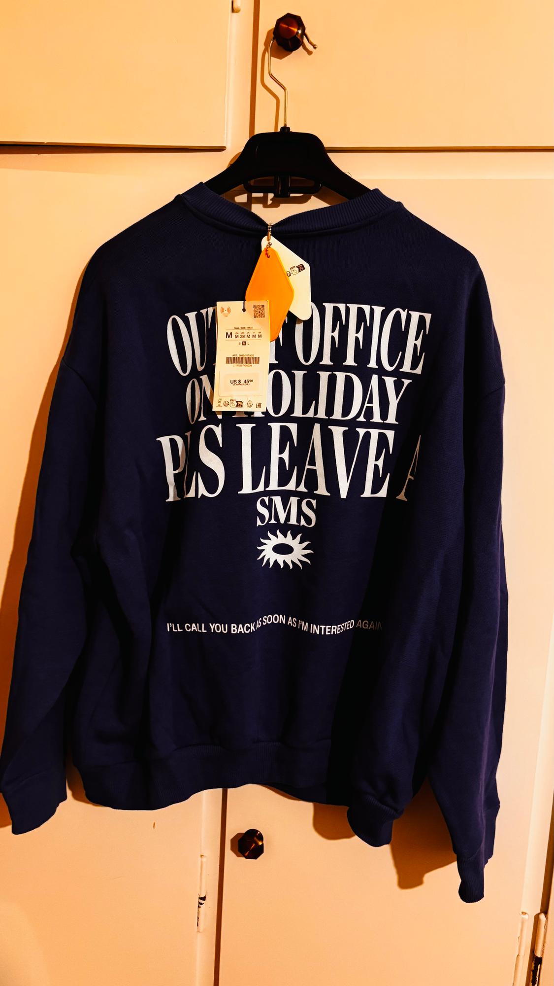 PRINTED SLOGAN SWEATSHIRT - Image 2