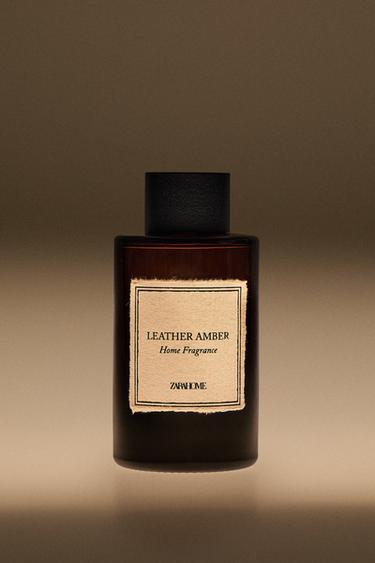 (200 ML) LEATHER AMBER REED DIFFUSERS - Black by Zara - Image 5