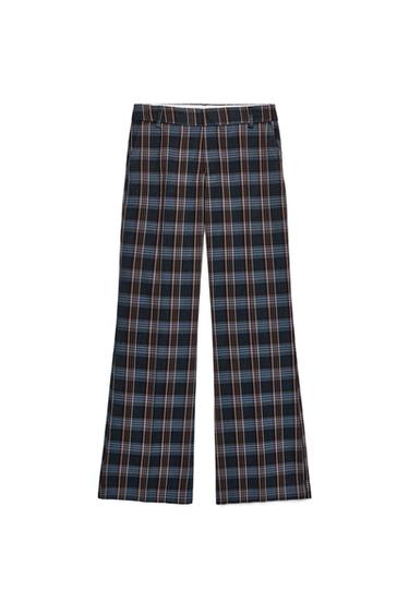 CHECK TROUSERS