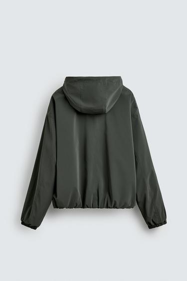 TECHNICAL HOODED JACKET - Blue / Grey by Zara - Image 8