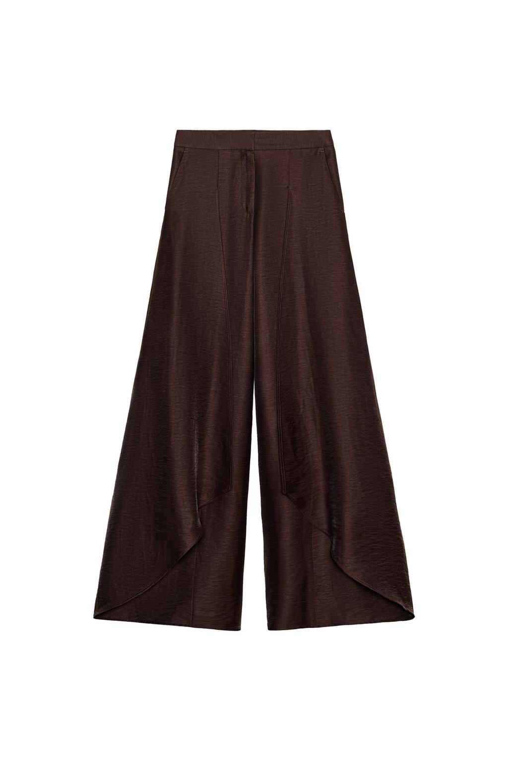 WIDE-LEG LINEN PANTS - image 3