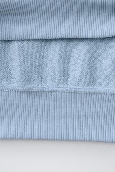 FRUIT PRINT HOODIE - Light blue by Zara - Image 3