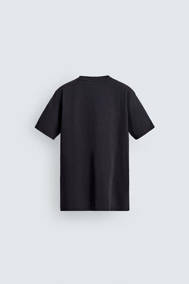 BASIC MEDIUM WEIGHT T-SHIRT - Navy blue by Zara - Image 1