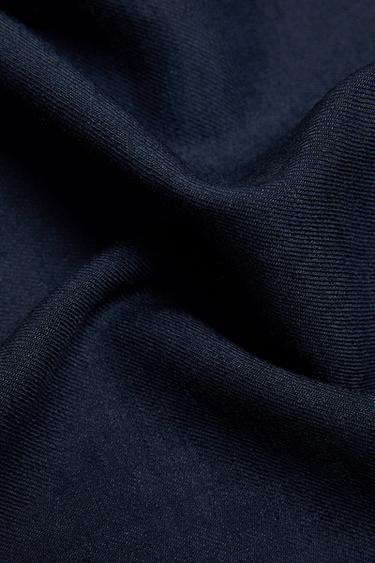 MANTECO LINEN BLANKET - أزرق الخاص بـ Zara