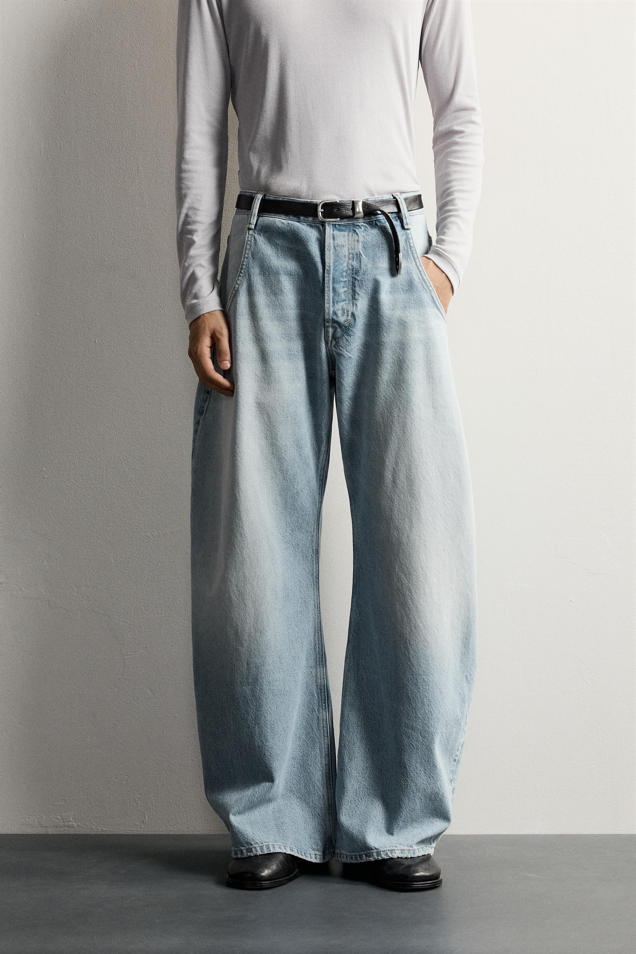 LOOSE BARREL FIT JEANS