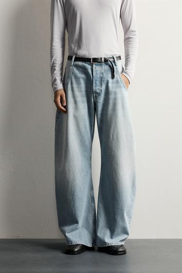 LOOSE BARREL FIT JEANS — Blue 2
