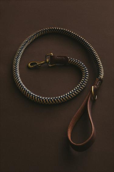 مقود للكلاب بحبل متعدد الألوان - أزرق الخاص بـ Zara