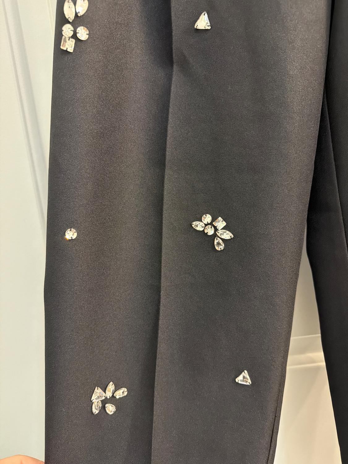 HIGH WAISTED DRESS PANTS WITH RHINESTONES - Image 3
