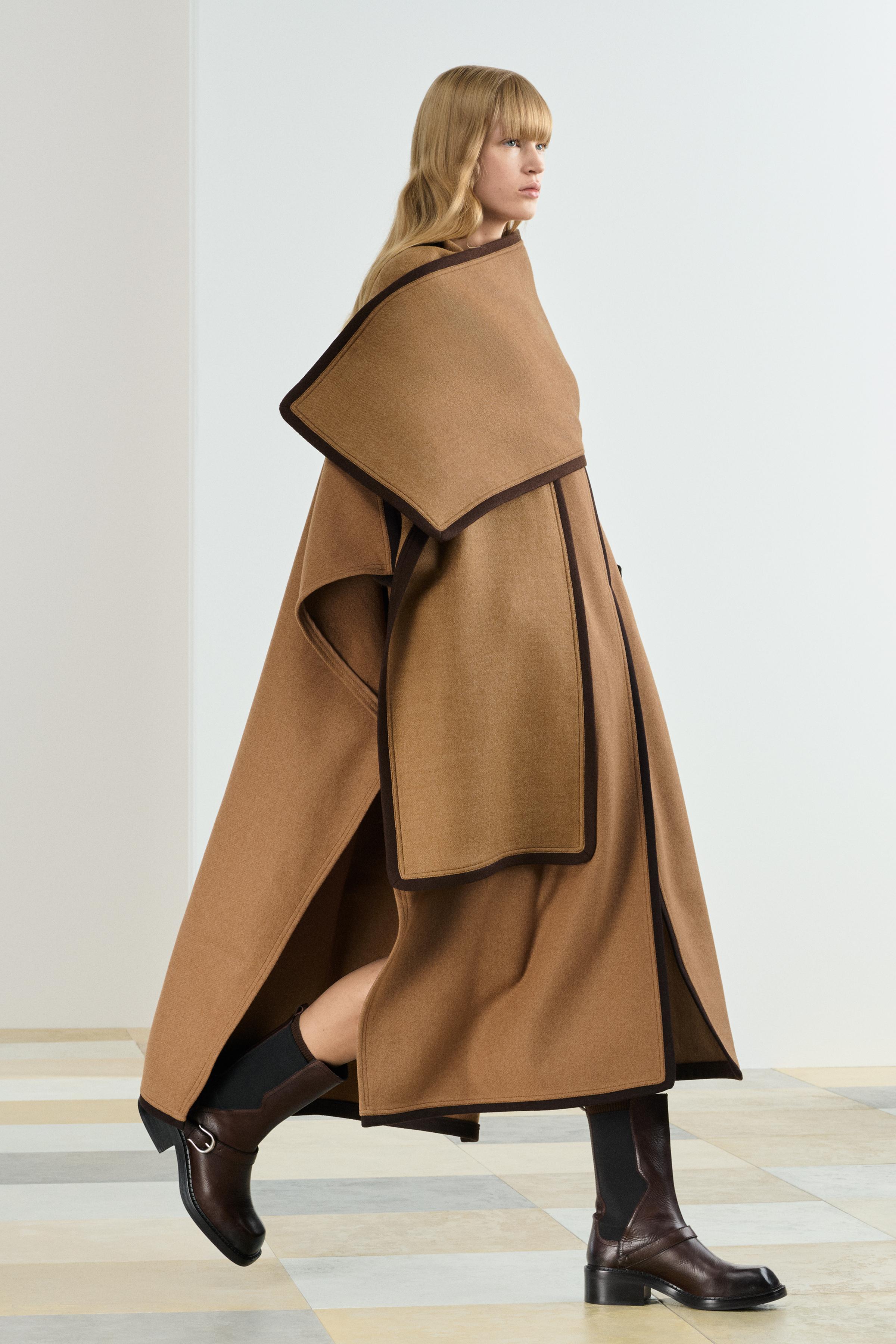 新品ZARA SRPLSドロップショルダーコート ZARA SRPLS 2024年秋冬コレクションが登場 | 株式会社ITXジャパンの