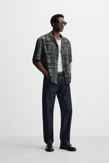 ABSTRACT PRINT SHIRT - Grey by Zara - Image 3