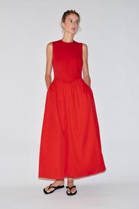 zara midi dress formal WITH POLYAMIDE - Black Back closure with a button lined in the same fabric. Women's Elegant Evening Dresses |