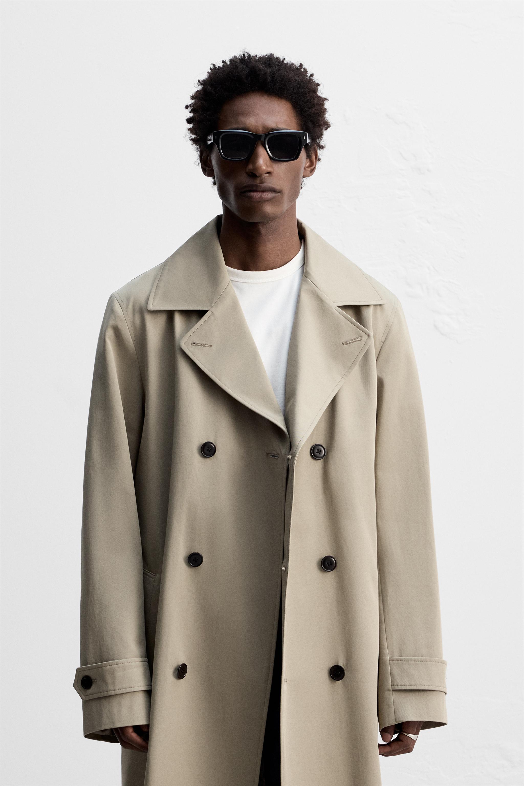 Trench Coat Cappotto Uomo Beige Zara Zara Cappotto Teddy Zara